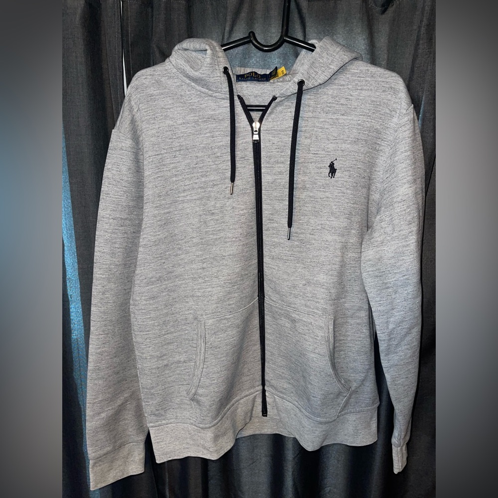 Polo Ralph Lauren Zip-Up Hoodie - Grey Heather